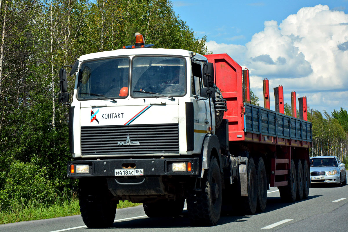 Ханты-Мансийский автоном.округ, № М 418 АС 186 — МАЗ-6425X9