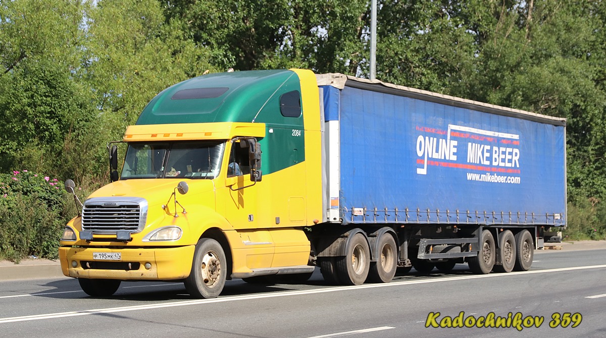 Ленинградская область, № Р 195 МК 47 — Freightliner Columbia