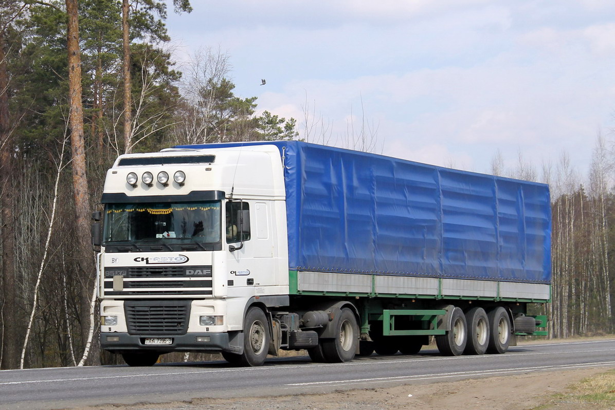 Гомельская область, № АА 7396-3 — DAF XF95 FT