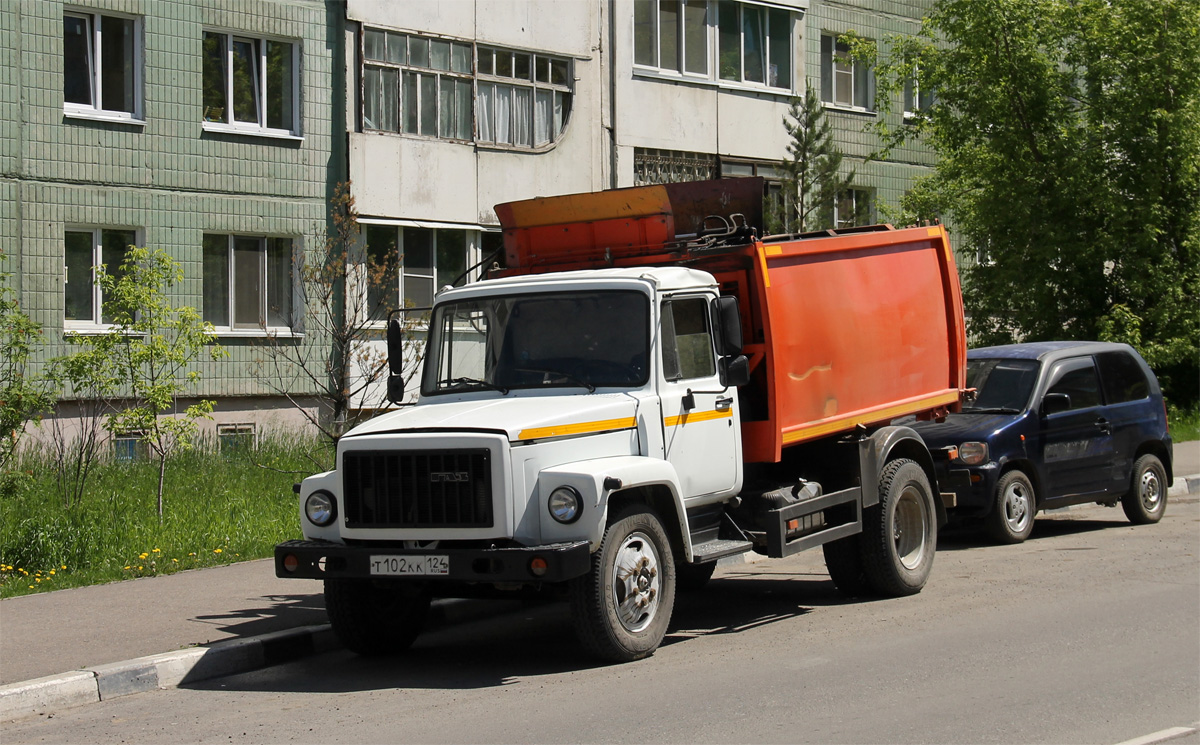 Красноярский край, № Т 102 КК 124 — ГАЗ-3309