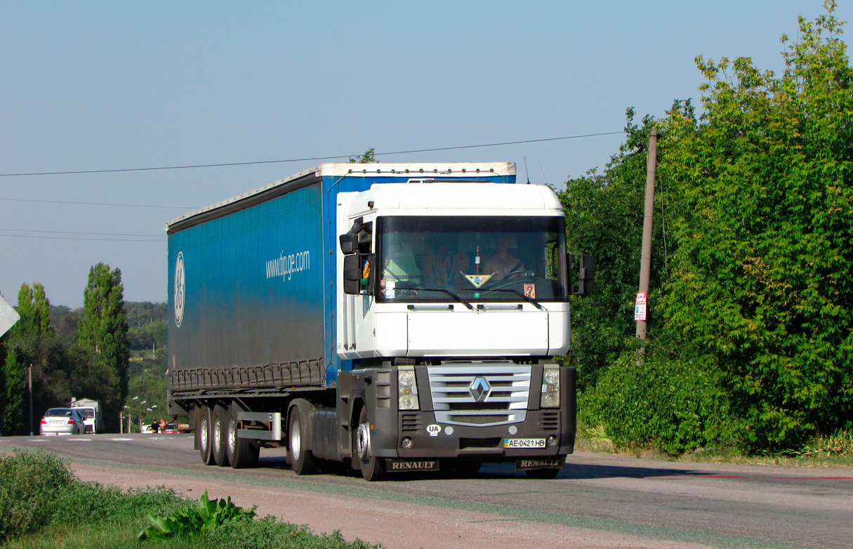 Днепропетровская область, № АЕ 0421 НВ — Renault Magnum ('2005)