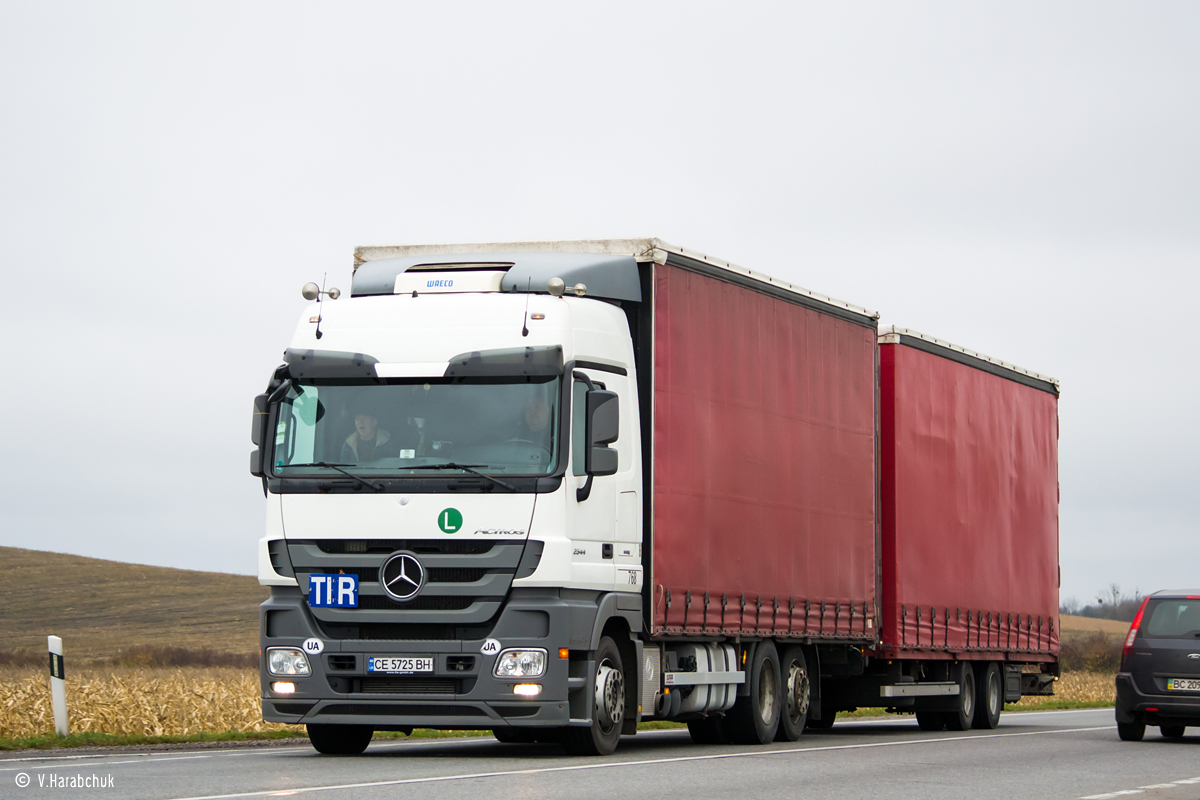 Черновицкая область, № СЕ 5725 ВН — Mercedes-Benz Actros ('2009) 2544