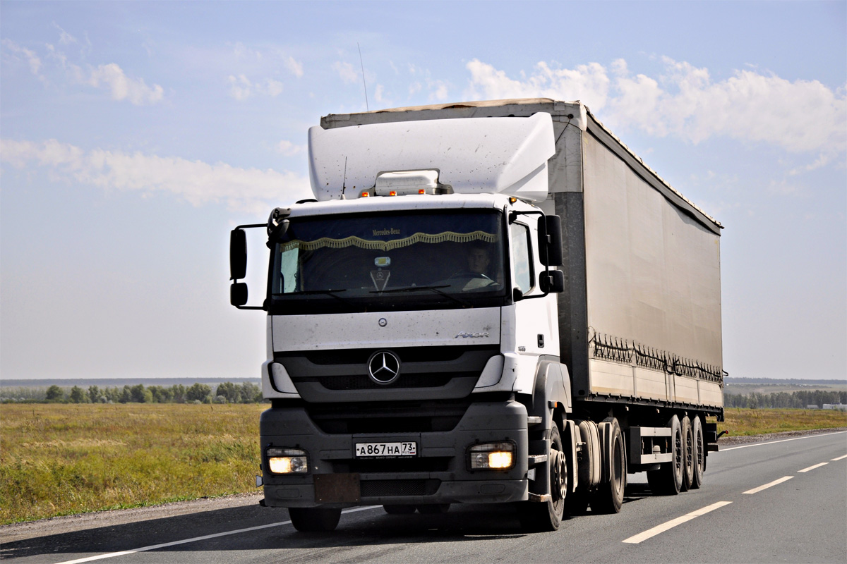 Ульяновская область, № А 867 НА 73 — Mercedes-Benz Axor 1835 [Z9M]