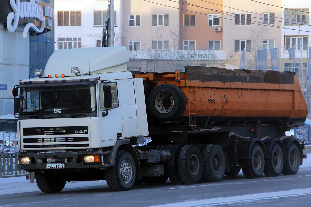 Саха (Якутия), № К 255 ЕО 14 — DAF 95 FTT