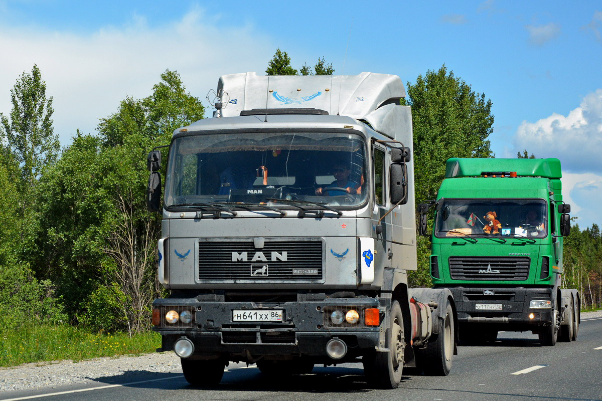 Ханты-Мансийский автоном.округ, № Н 641 ХХ 86 — MAN F90 (общая модель)