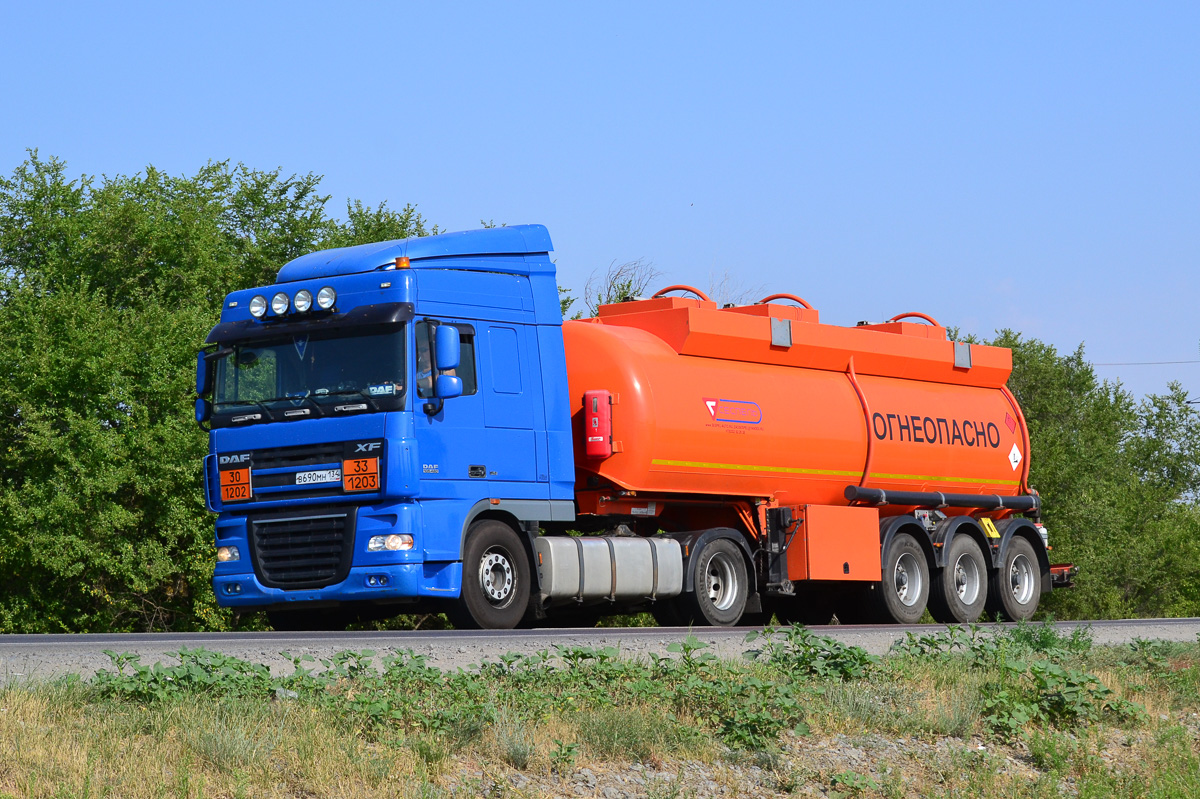 Волгоградская область, № В 690 МН 134 — DAF XF105 FT