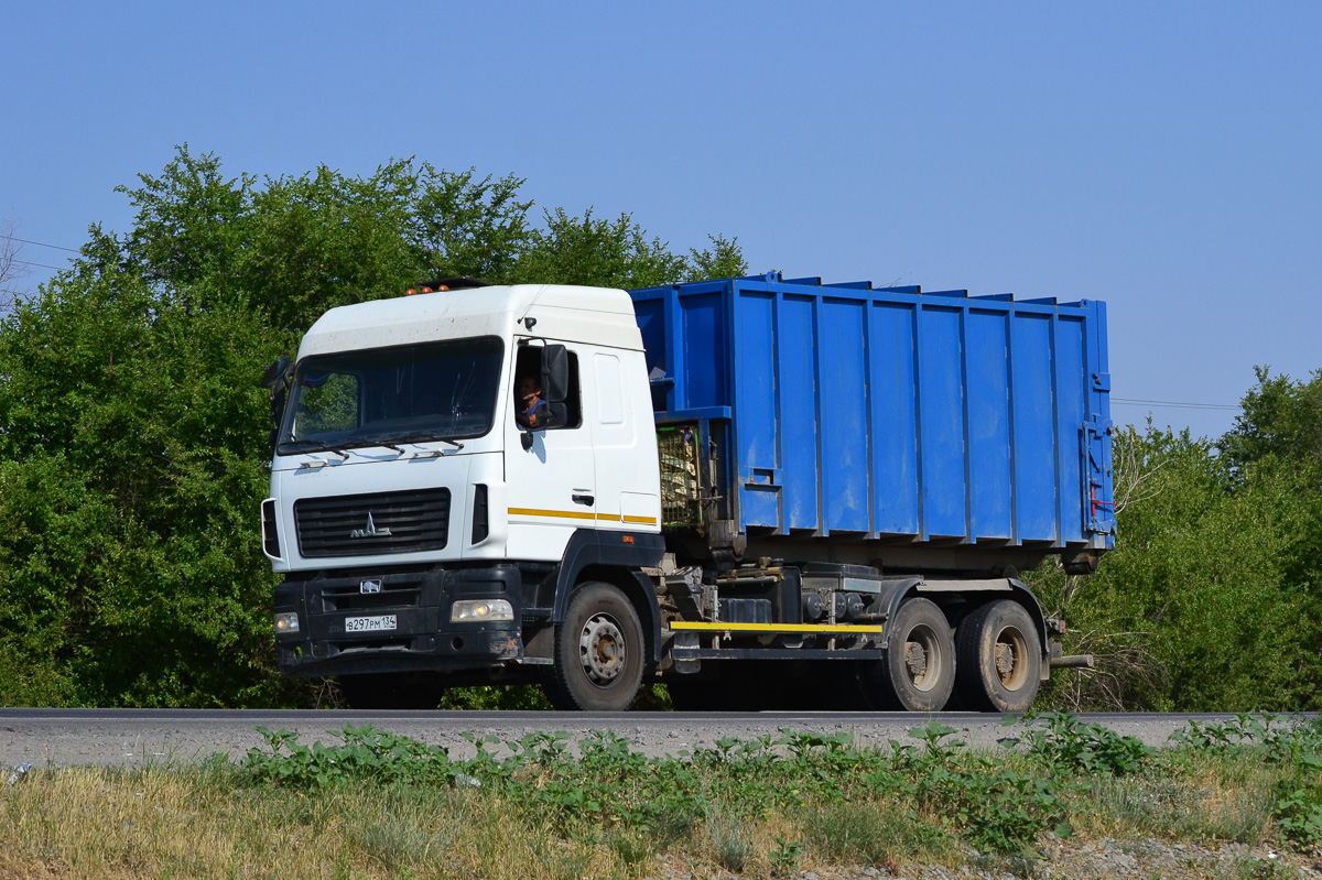 Волгоградская область, № В 297 РМ 134 — МАЗ-6312B9