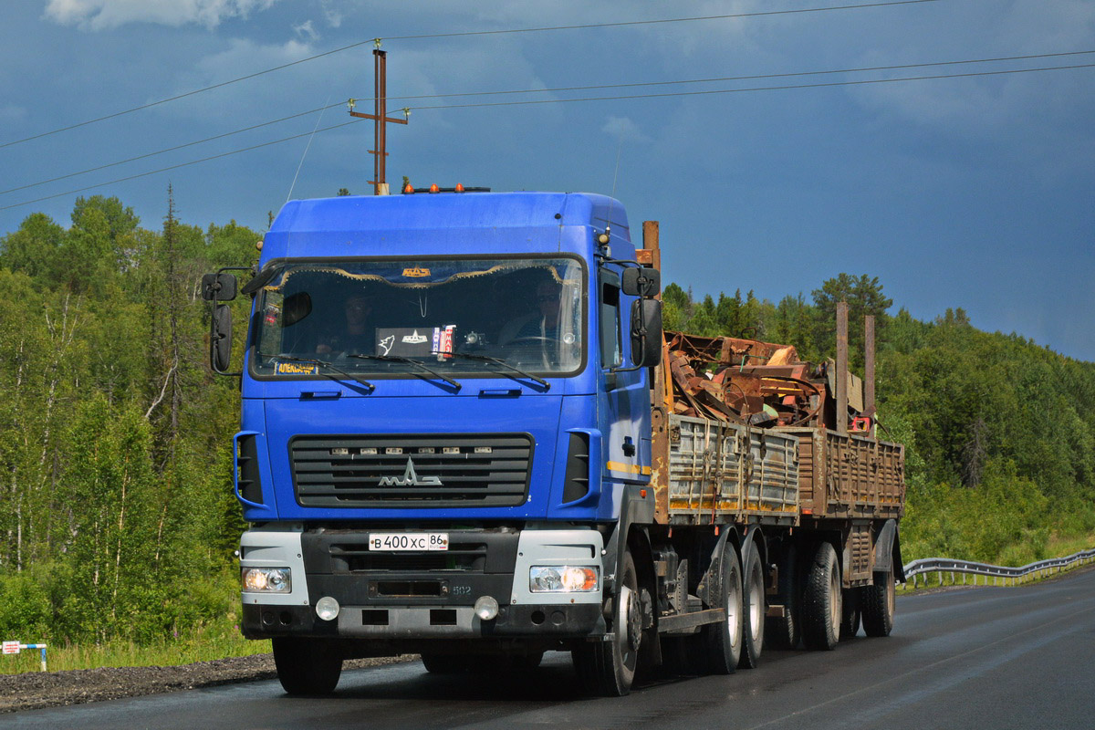 Ханты-Мансийский автоном.округ, № В 400 ХС 86 — МАЗ-6312A9