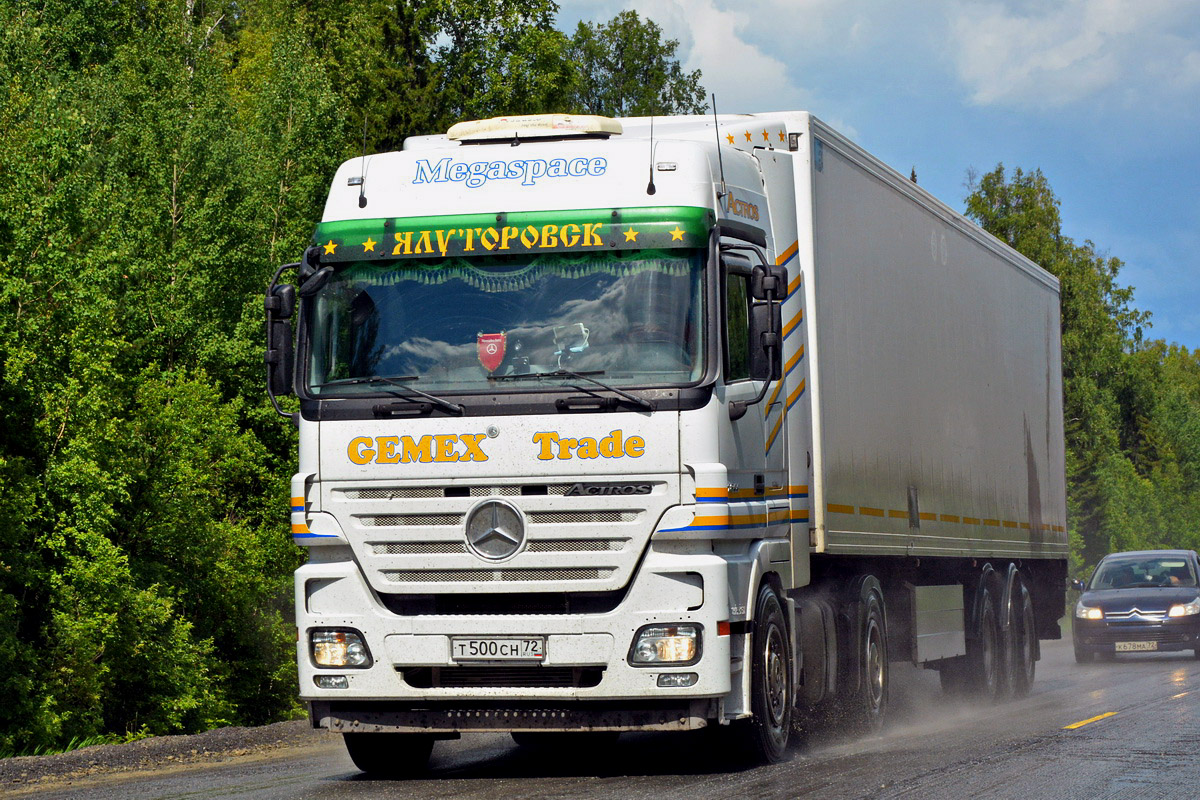 Тюменская область, № Т 500 СН 72 — Mercedes-Benz Actros ('2003) 1844