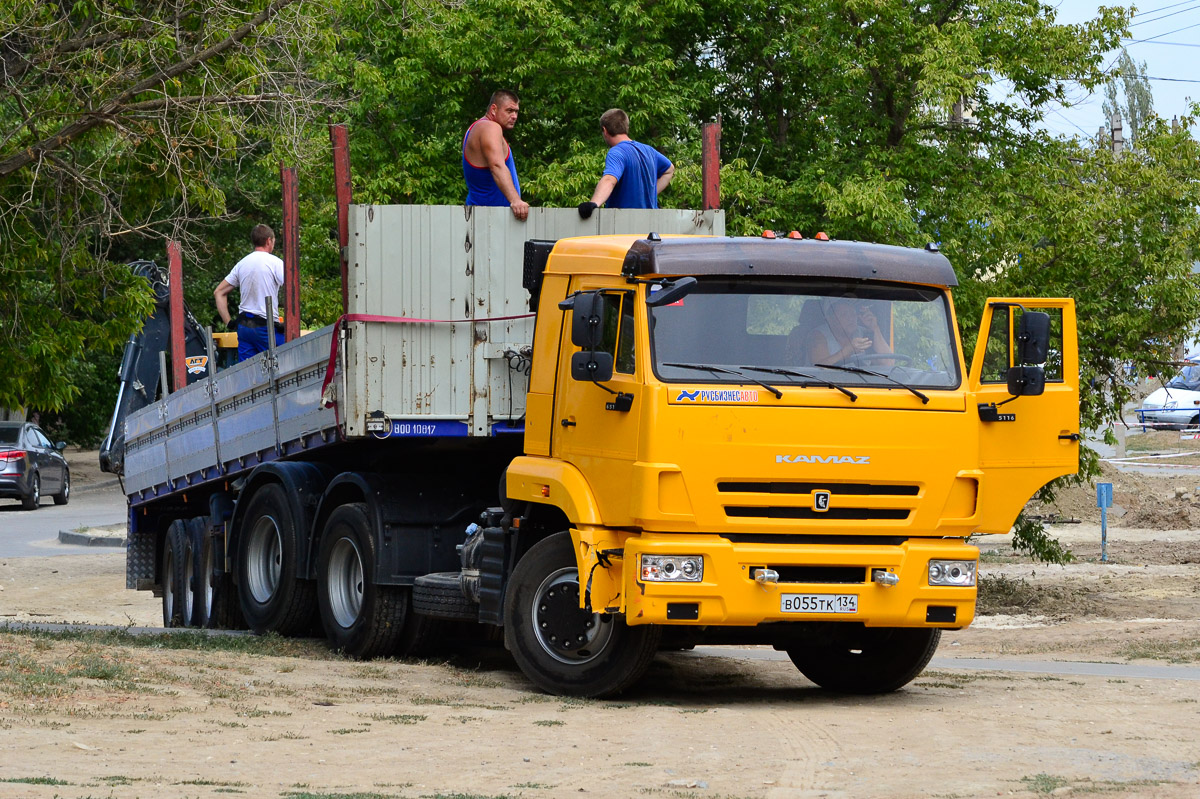 Волгоградская область, № В 055 ТК 134 — КамАЗ-65116-A4