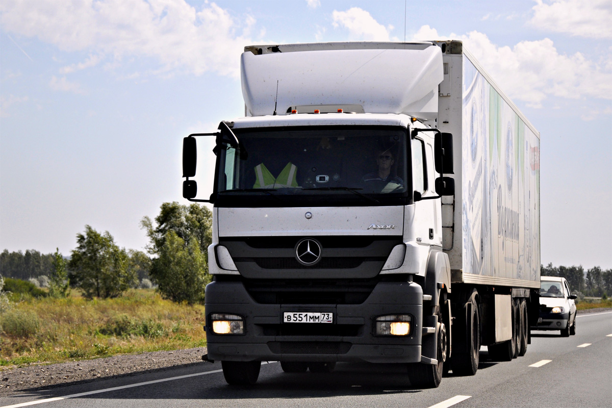 Ульяновская область, № В 551 ММ 73 — Mercedes-Benz Axor 1836 [Z9M]