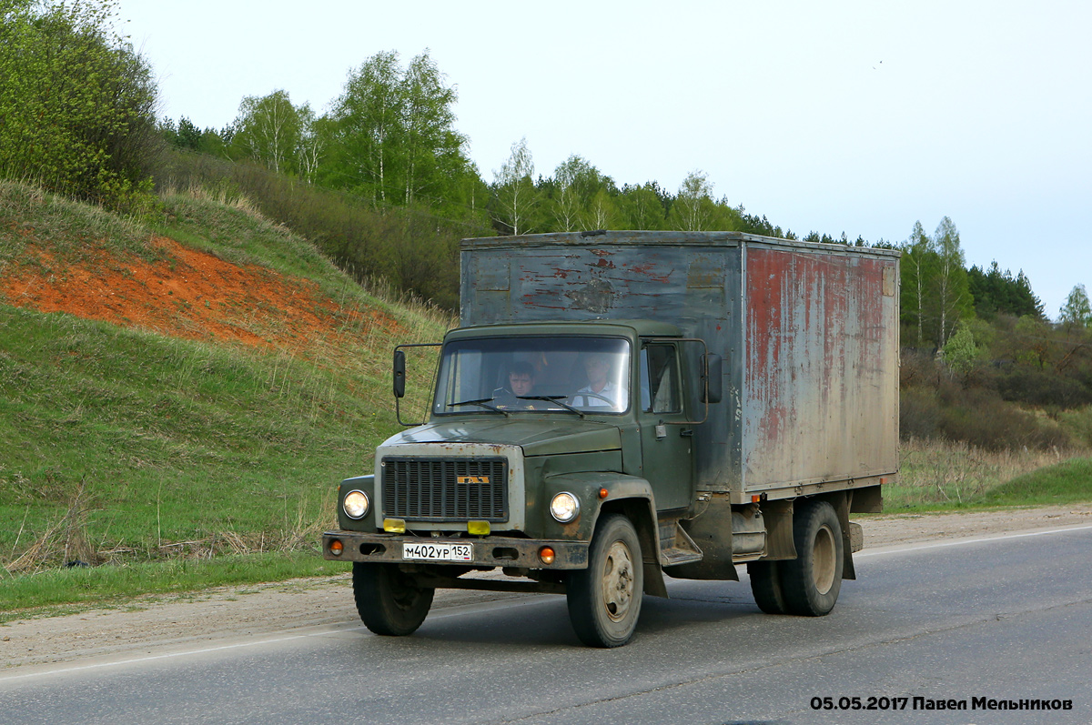 Нижегородская область, № М 402 УР 152 — ГАЗ-3307