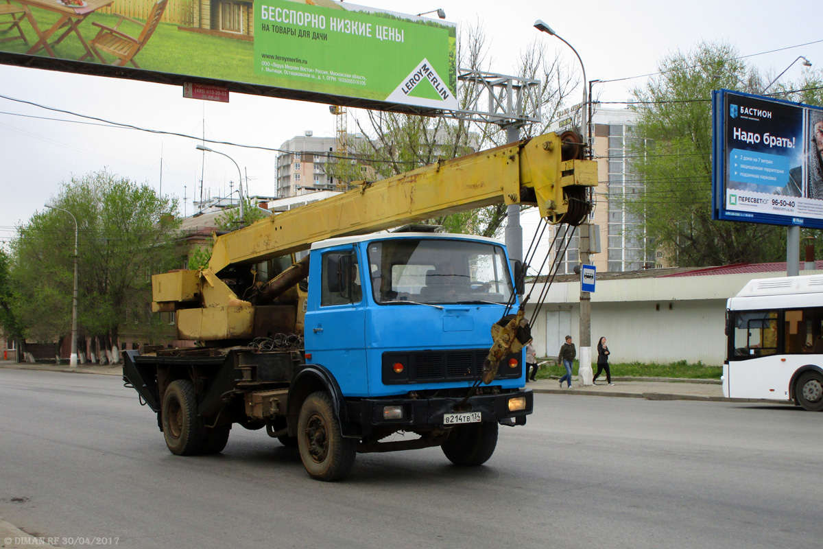 Волгоградская область, № В 214 ТВ 134 — МАЗ-5337 [533700]