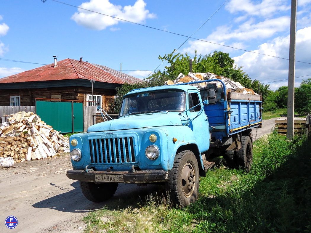 Курганская область, № О 748 АК 45 — ГАЗ-53-02