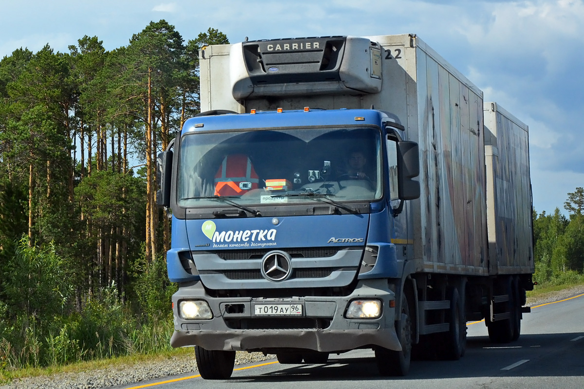 Свердловская область, № Т 019 АУ 96 — Mercedes-Benz Actros ('2009) 2541