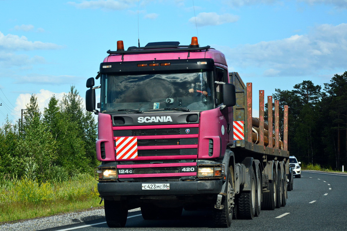 Ханты-Мансийский автоном.округ, № С 423 МС 86 — Scania ('1996) R124C