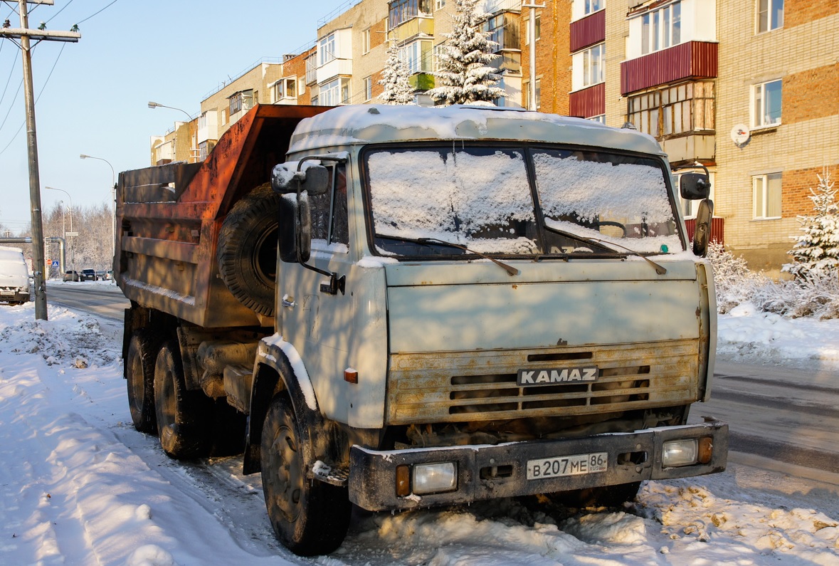 Ханты-Мансийский автоном.округ, № В 207 МЕ 86 — КамАЗ-55111-02 [55111C]