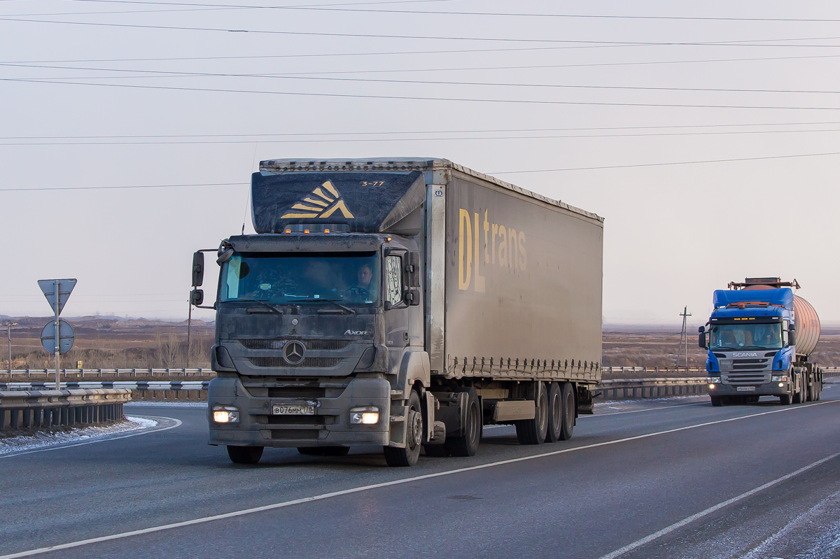 Москва, № В 076 ММ 178 — Mercedes-Benz Axor 1836