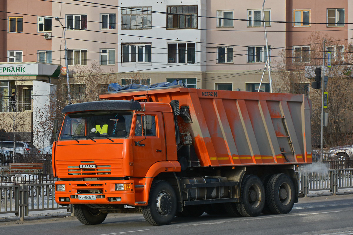 Чувашия, № М 840 СВ 21 — КамАЗ-6520 [652000]