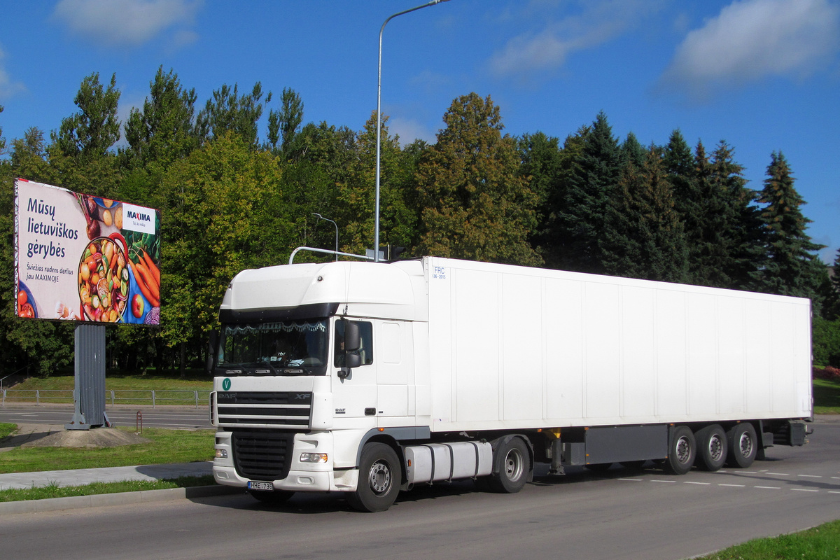 Литва, № HHE 796 — DAF XF105 FT