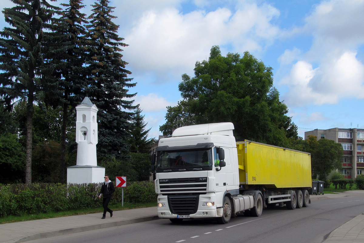 Литва, № JTK 137 — DAF XF105 FT