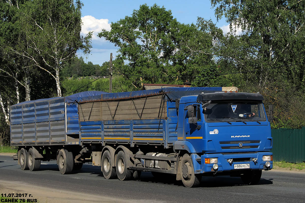 Ярославская область, № Р 886 МО 76 — КамАЗ-65117-L4