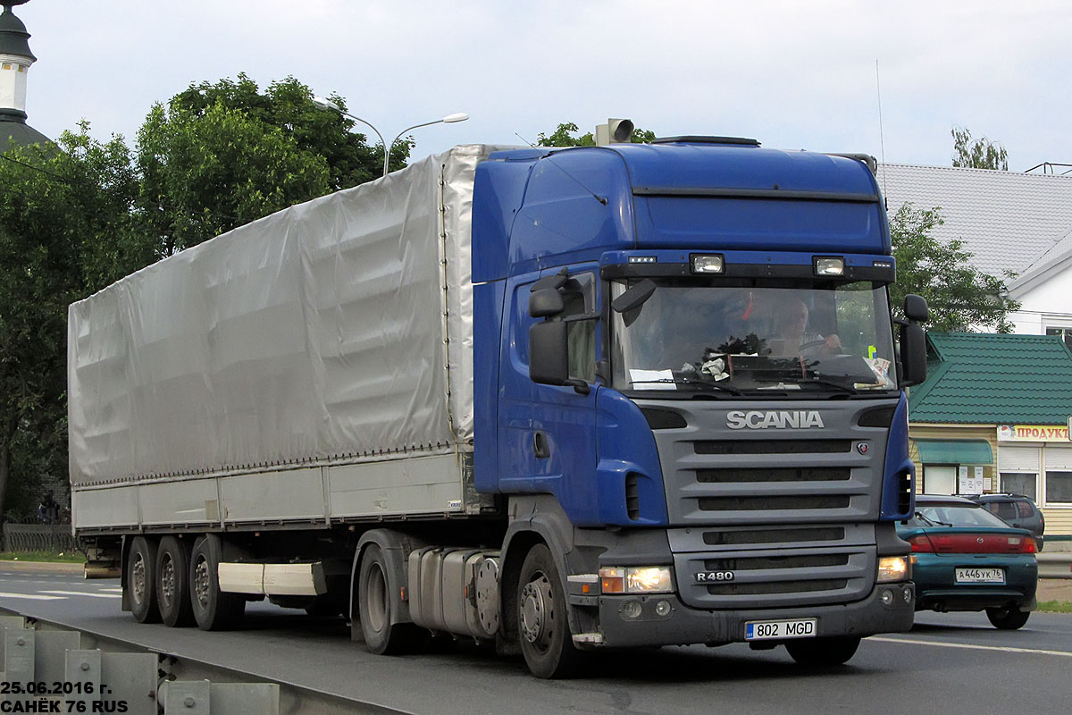 Эстония, № 802 MGD — Scania ('2004) R480