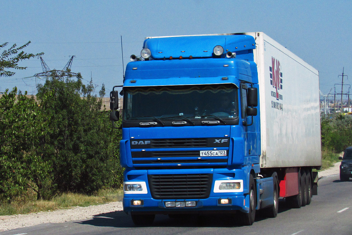 Краснодарский край, № Т 455 СА 123 — DAF XF95 FT