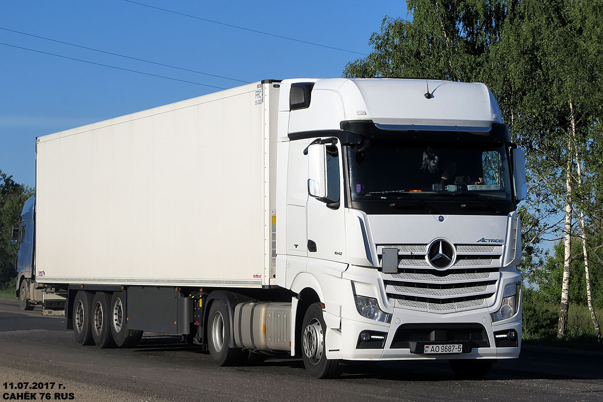 Минская область, № АО 9687-5 — Mercedes-Benz Actros ('2011) 1842