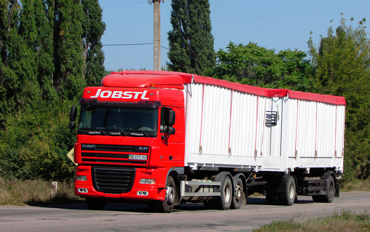 Николаевская область, № ВЕ 0117 АО — DAF XF105 FAR