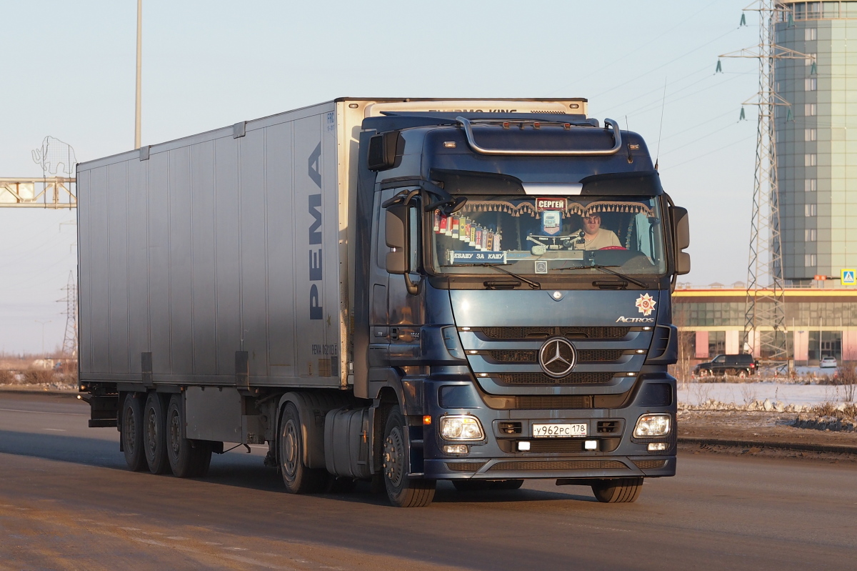 Санкт-Петербург, № У 962 РС 178 — Mercedes-Benz Actros ('2009) 1844