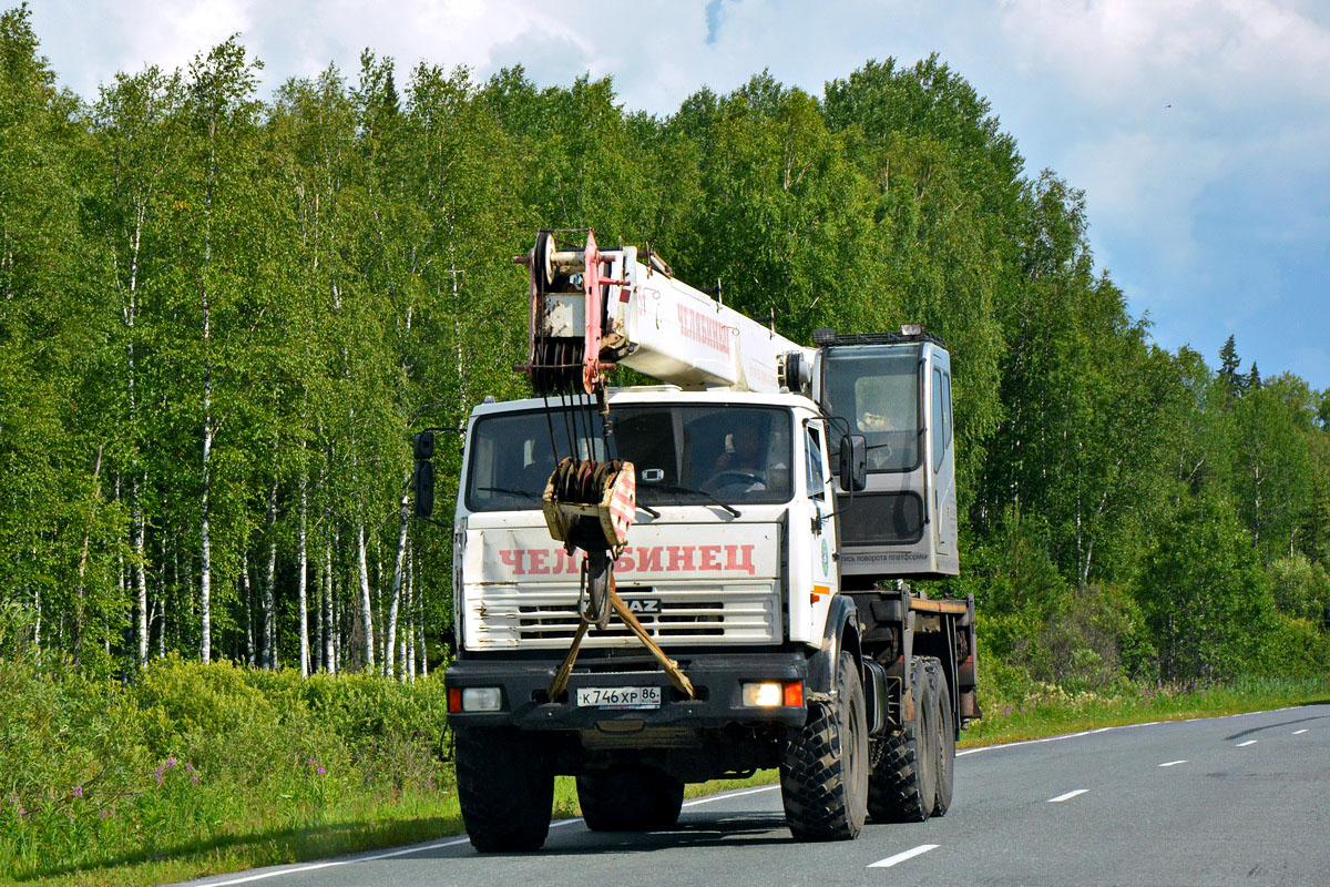 Ханты-Мансийский автоном.округ, № К 746 ХР 86 — КамАЗ-43118-15 [43118R]