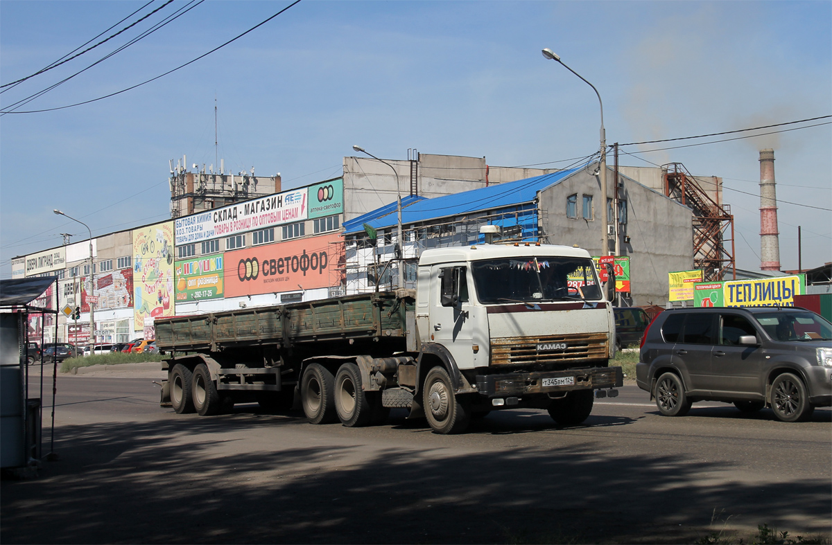 Красноярский край, № Т 345 ВМ 124 — КамАЗ-54115 [541150]