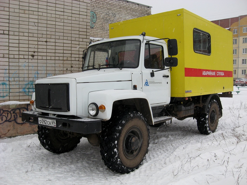 Тверская область, № О 092 СА 69 — ГАЗ-33081 «Садко»