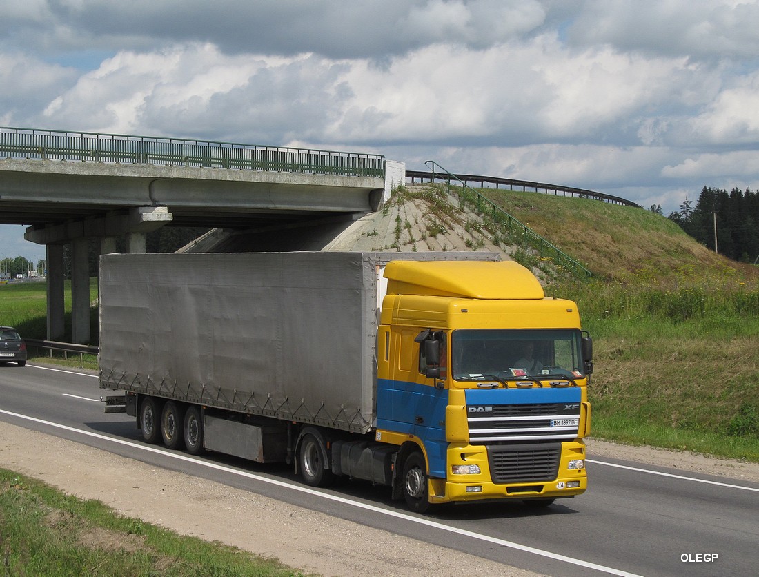 Сумская область, № ВМ 1897 ВЕ — DAF XF95 FT