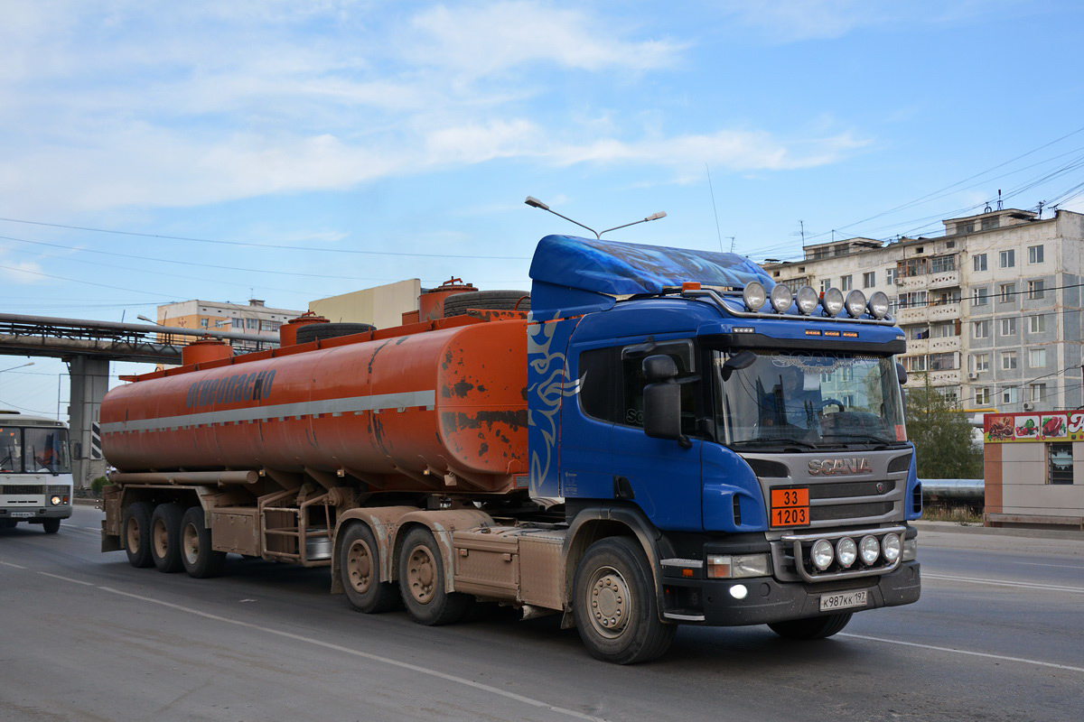 Саха (Якутия), № К 987 КК 197 — Scania ('2011) P400