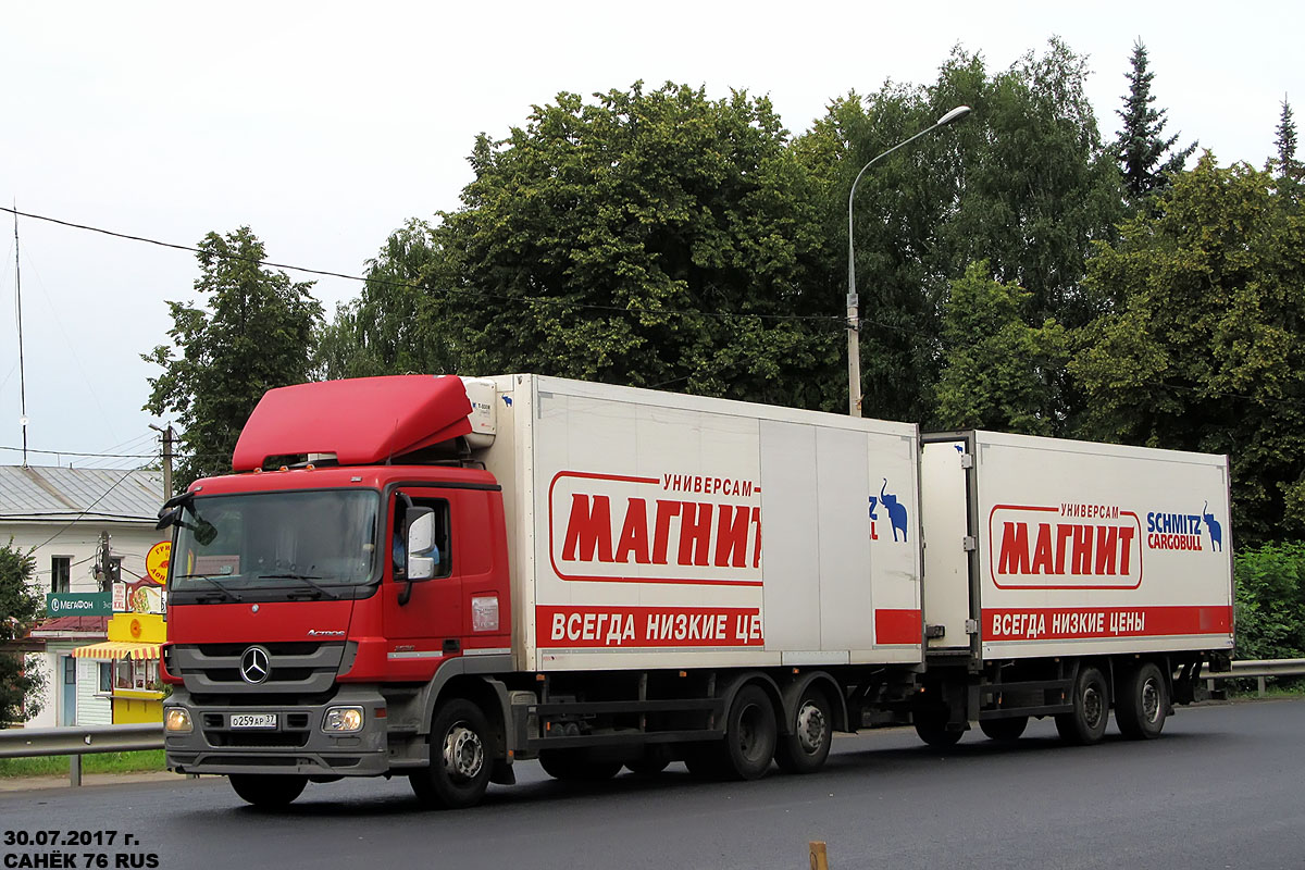 Ивановская область, № О 259 АР 37 — Mercedes-Benz Actros ('2009) 2536