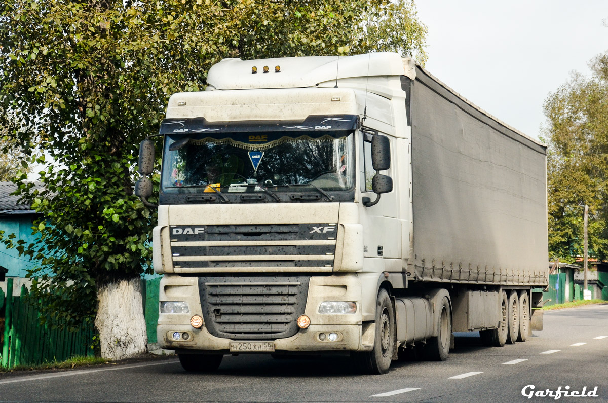 Воронежская область, № Н 250 ХН 58 — DAF XF105 FT