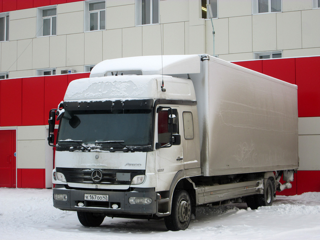 Кировская область, № К 167 ОО 43 — Mercedes-Benz Atego 1222