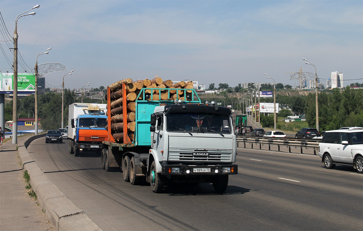 Красноярский край, № К 989 ОР 70 — КамАЗ-5410