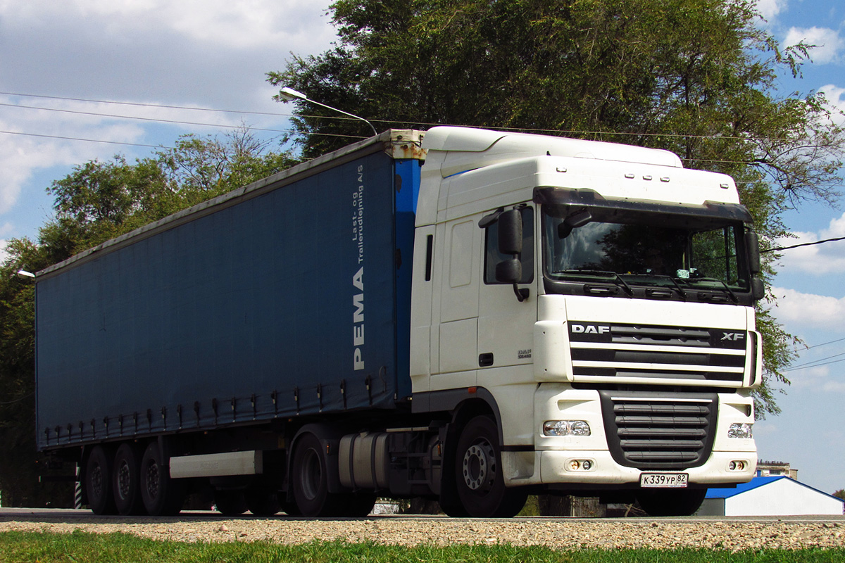 Санкт-Петербург, № К 339 УР 82 — DAF XF105 FT