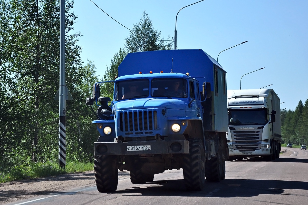 Самарская область, № О 816 АМ 163 — Урал-4320-41