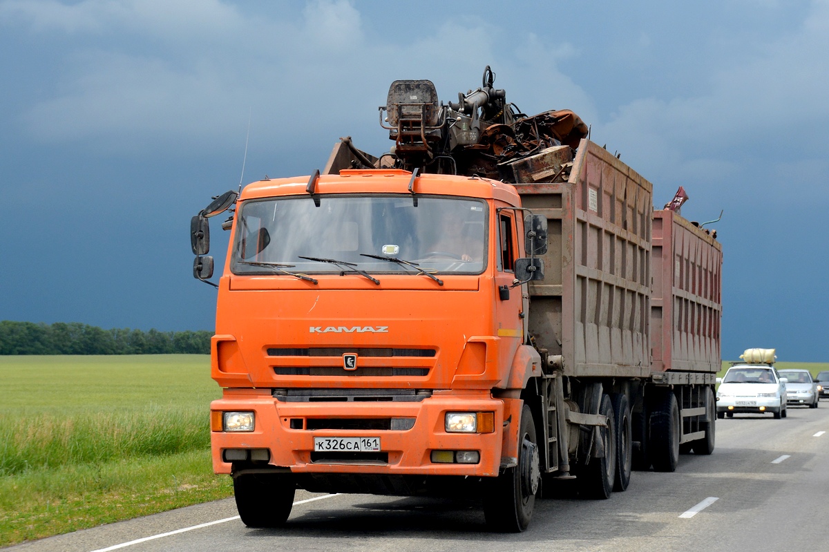 Ростовская область, № К 326 СА 161 — КамАЗ-6520 (общая модель)