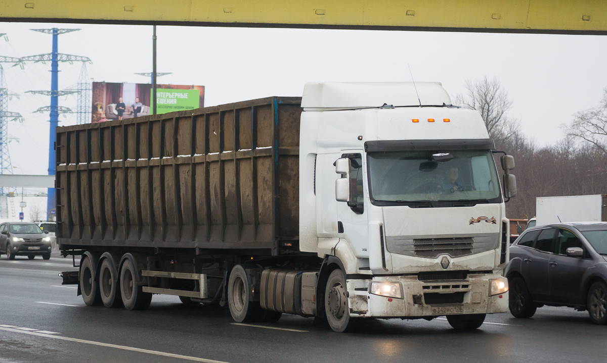 Санкт-Петербург, № В 342 РС 178 — Renault Premium ('2006) [X9P]