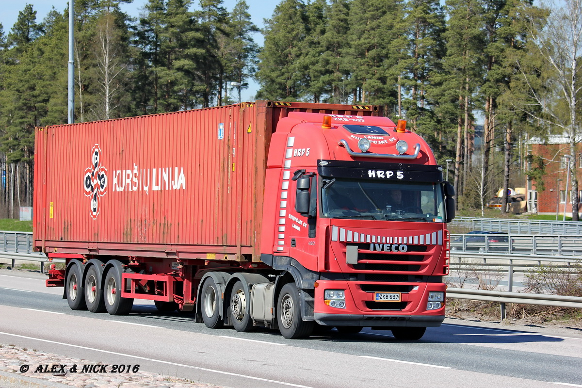 Финляндия, № ZKB-637 — IVECO Stralis ('2007) 450