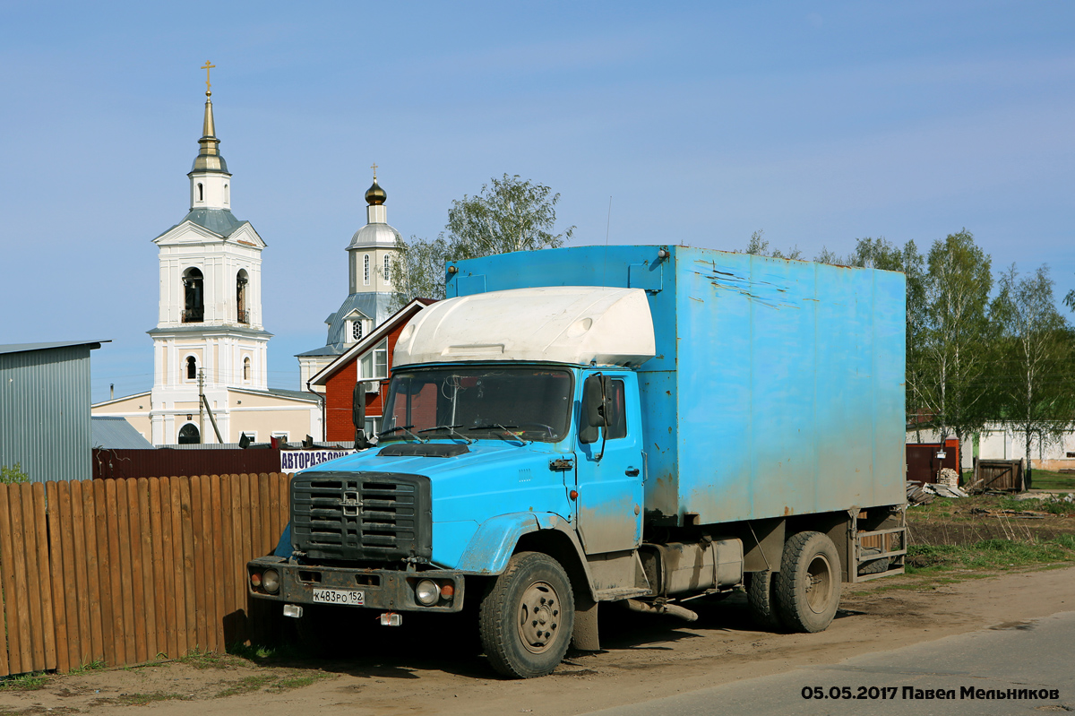 Нижегородская область, № К 483 РО 152 — ЗИЛ-433102