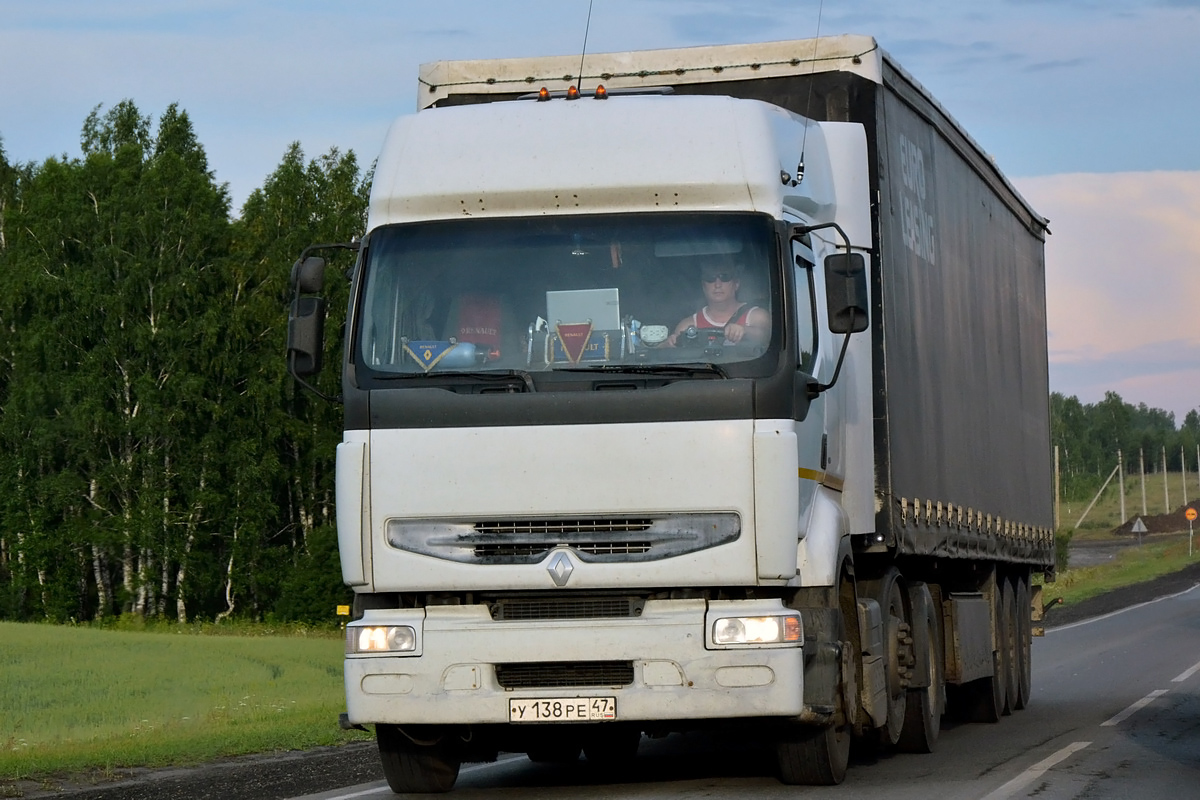 Ленинградская область, № У 138 РЕ 47 — Renault Premium ('1996)