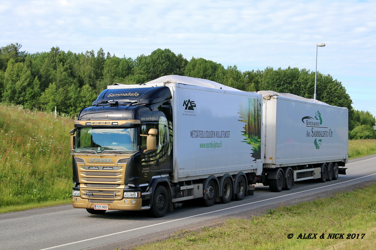 Финляндия, № TZY-905 — Scania ('2013) R580