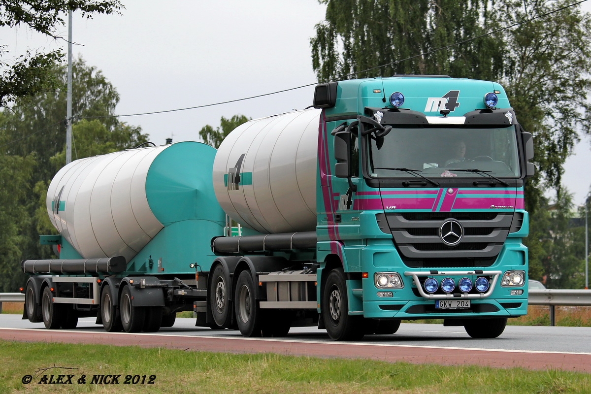 Швеция, № GKW 204 — Mercedes-Benz Actros ('2009)