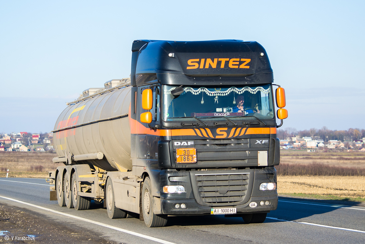 Киевская область, № АІ 1000 НІ — DAF XF105 FT